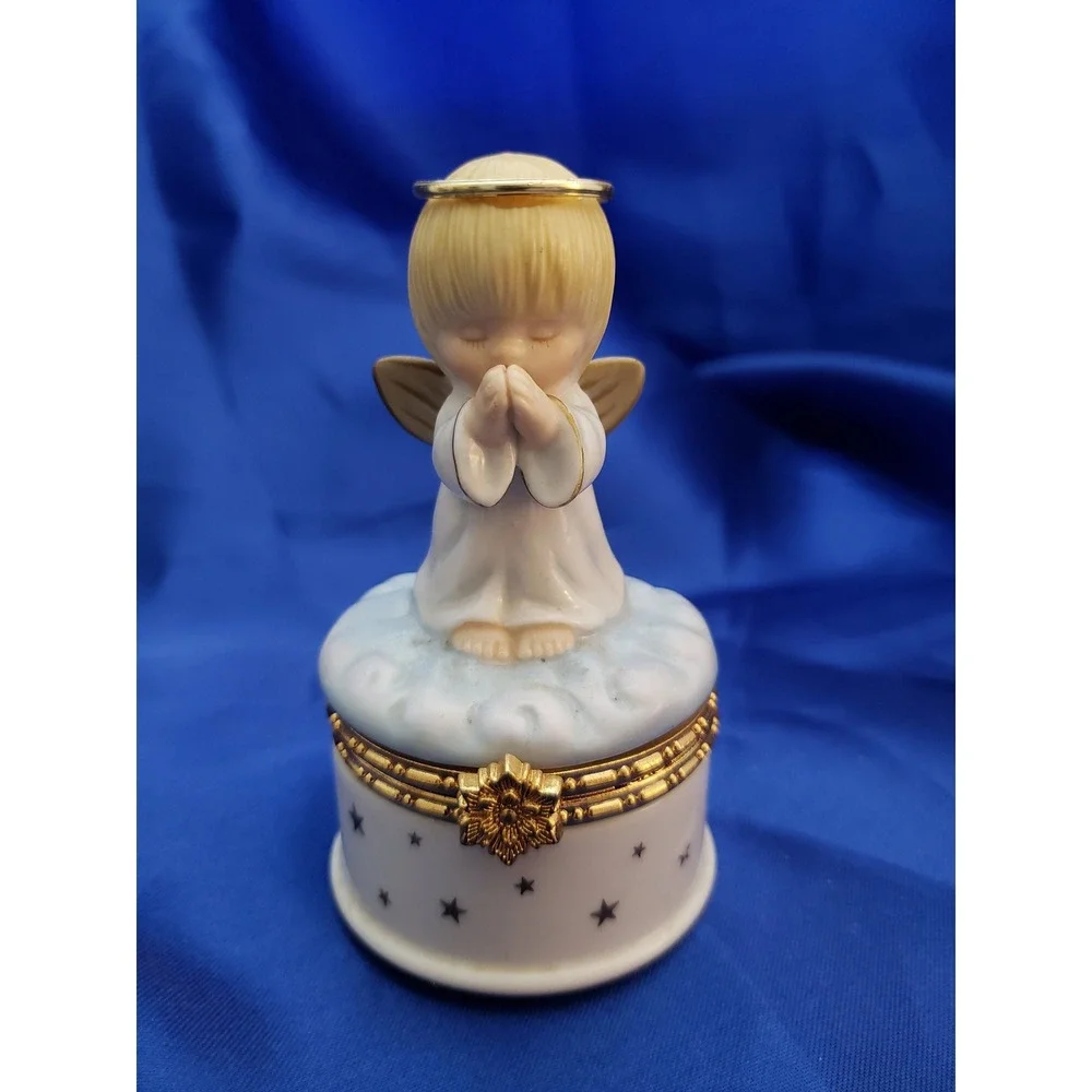 Praying Angel Trinket Box